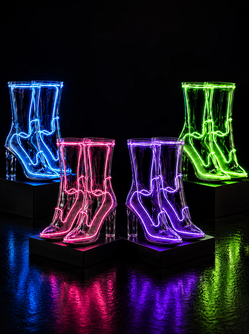 Neon Lucid Boots